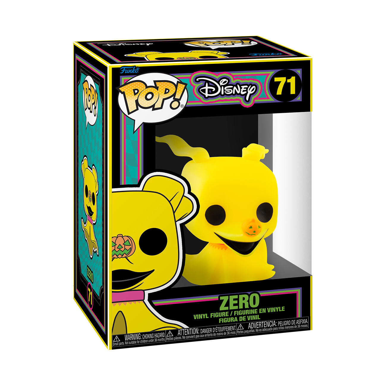 Funko Pop! Disney: The Nightmare Before Christmas - Zero (Blacklight)