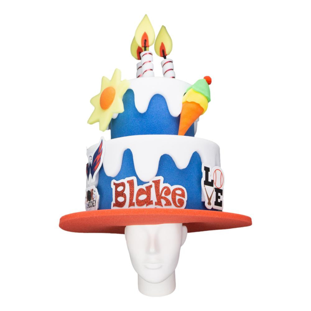 Custom Birthday Cake Hat