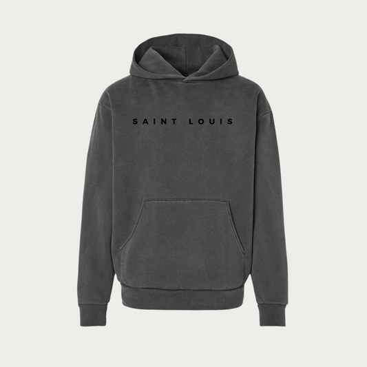 Saint Louis Spaced Pigment Dyed Hoodie