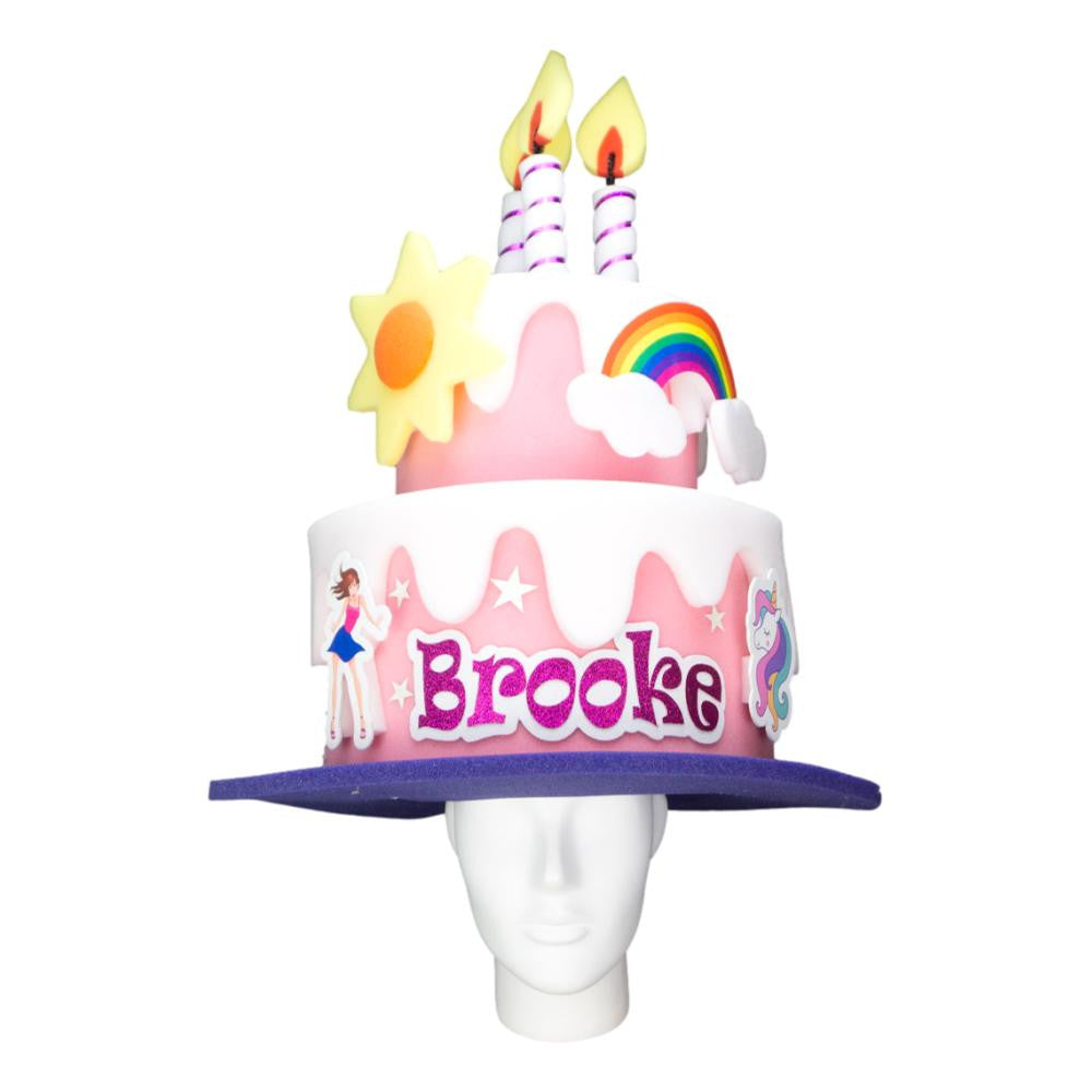 Custom Birthday Cake Hat