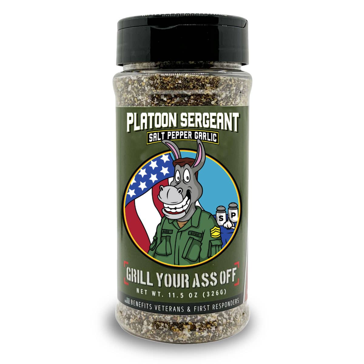 Platoon Sergeant Seasoning - Salt, Pepper, & Garlic