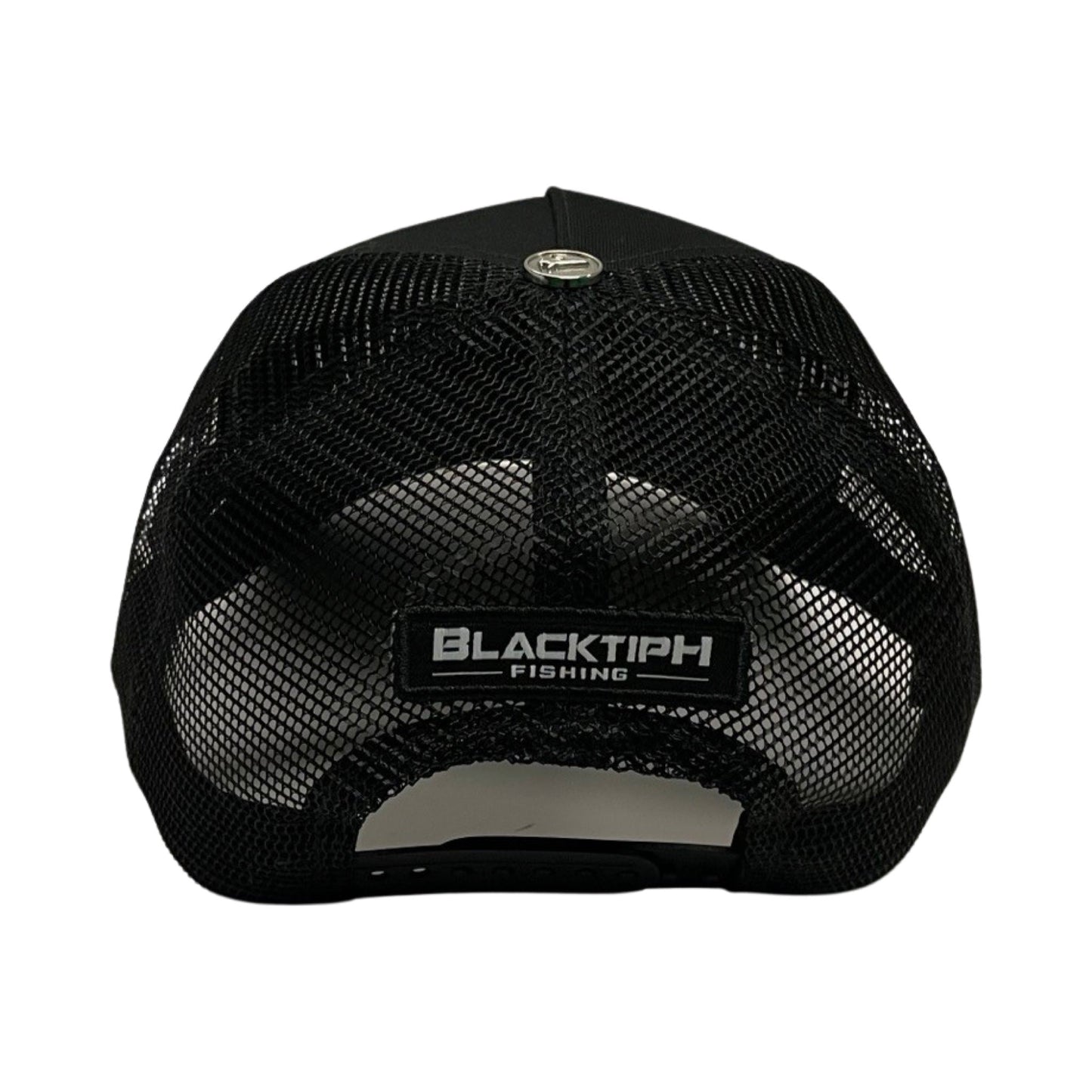 BlacktipH Snapback Hat with New Patch in Black and Teal