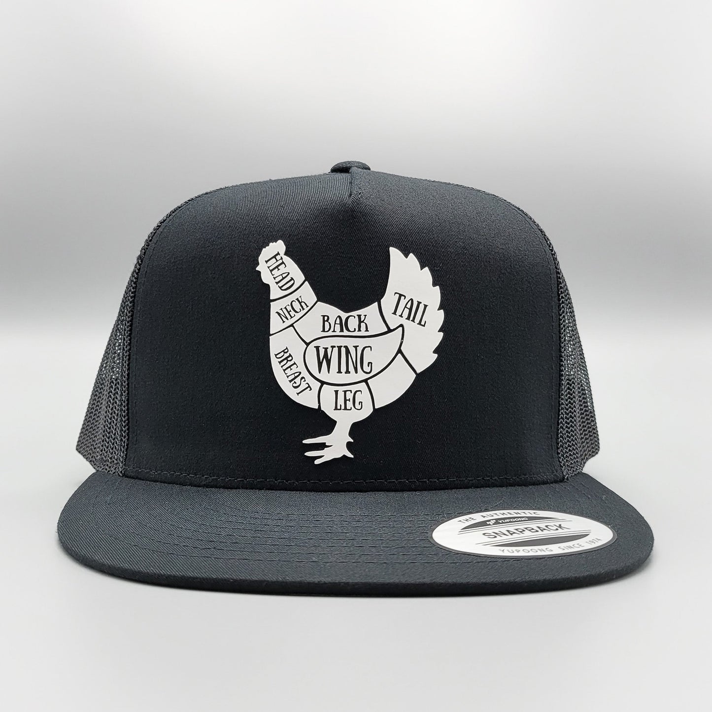 Cuts of Chicken Chef BBQ Trucker Hat