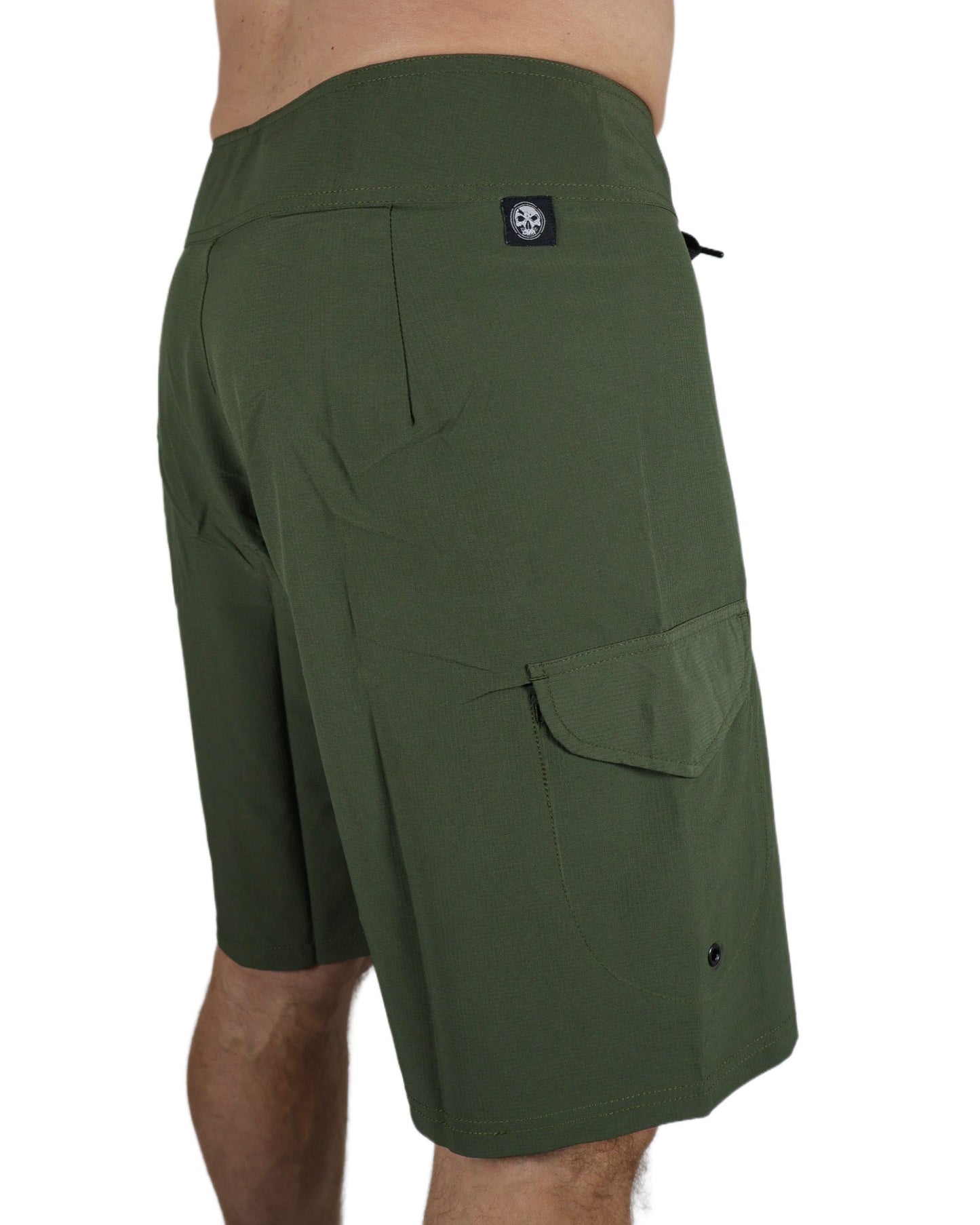 NEW! Military Green Stretch Board Shorts