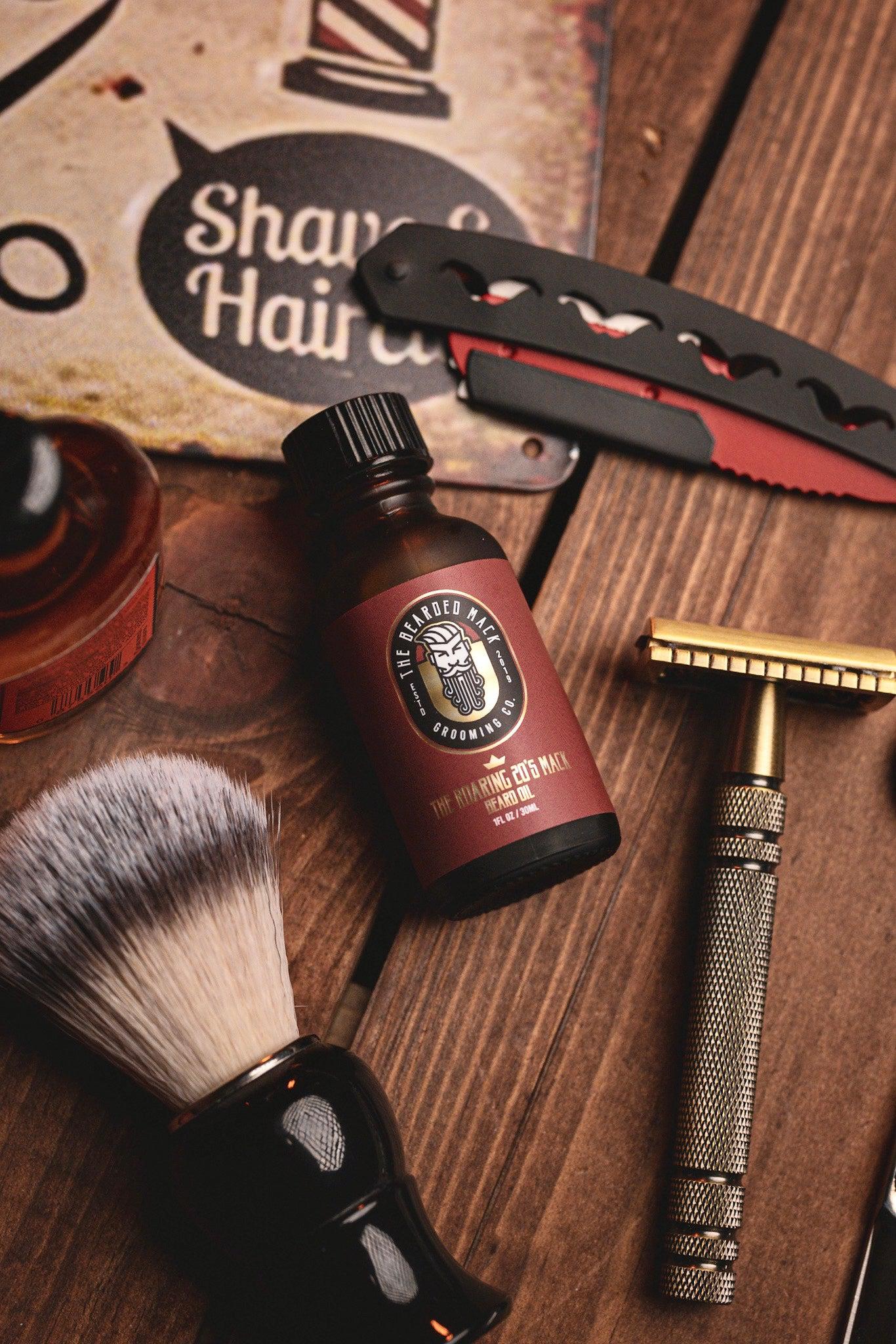 The Roaring 20’s Mack Beard Oil - Bay Rum, Leather + Tobacco