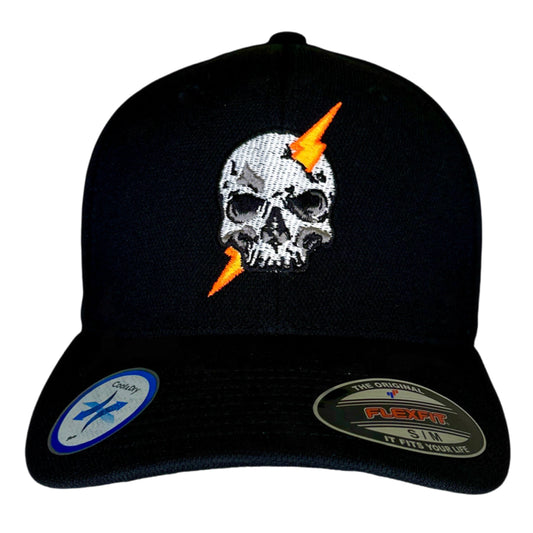 Flexfit "Never Fade" Black Hat Center Lightning Bolt