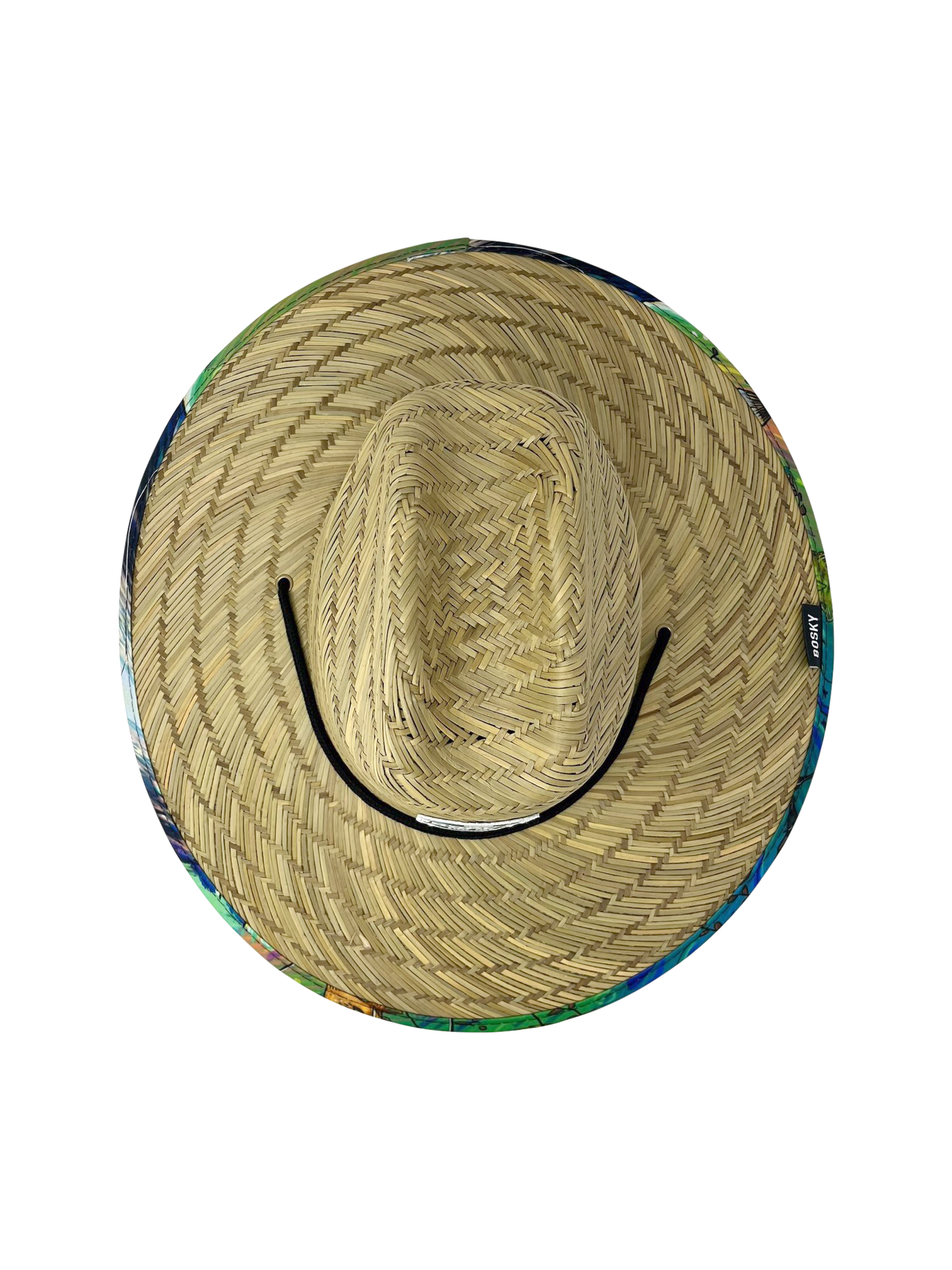 Gone Bass Fishing Straw Hat
