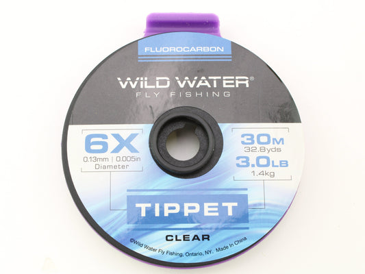 6X Fluorocarbon Tippet Spool, 30m | Wild Water Fly Fishing