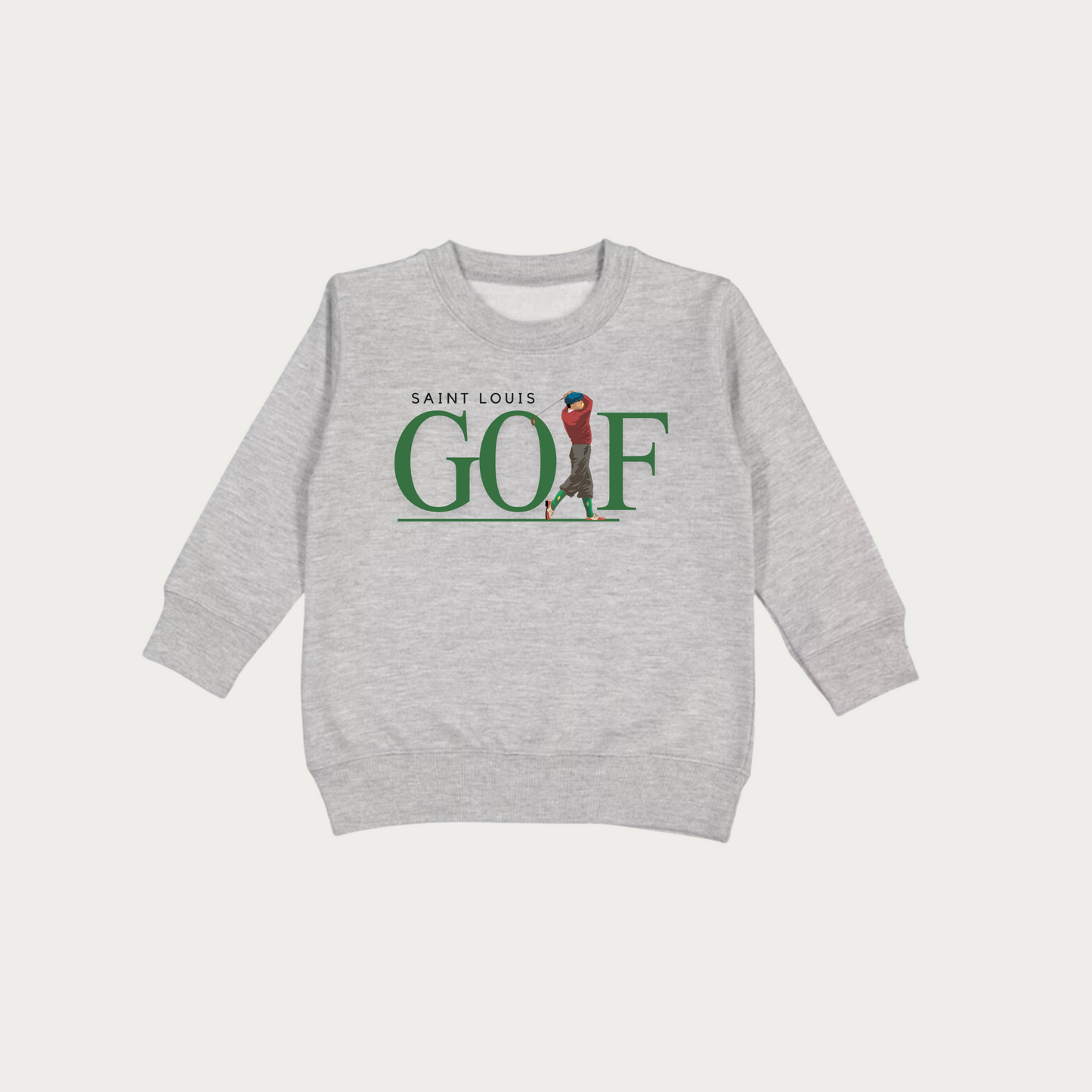 Saint Louis Golf Toddler Crewneck