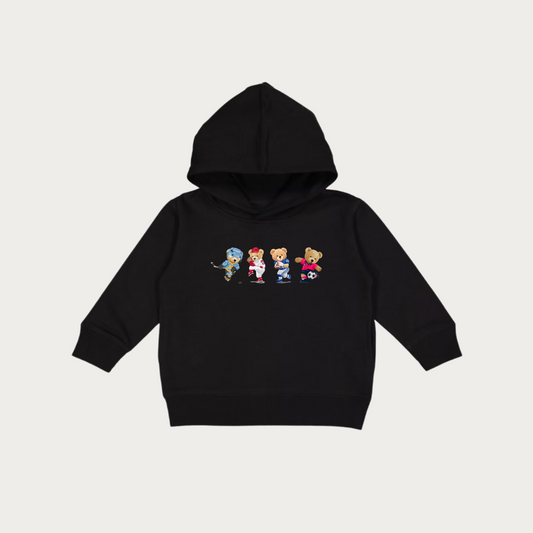 Sporty Bears Toddler Hoodie