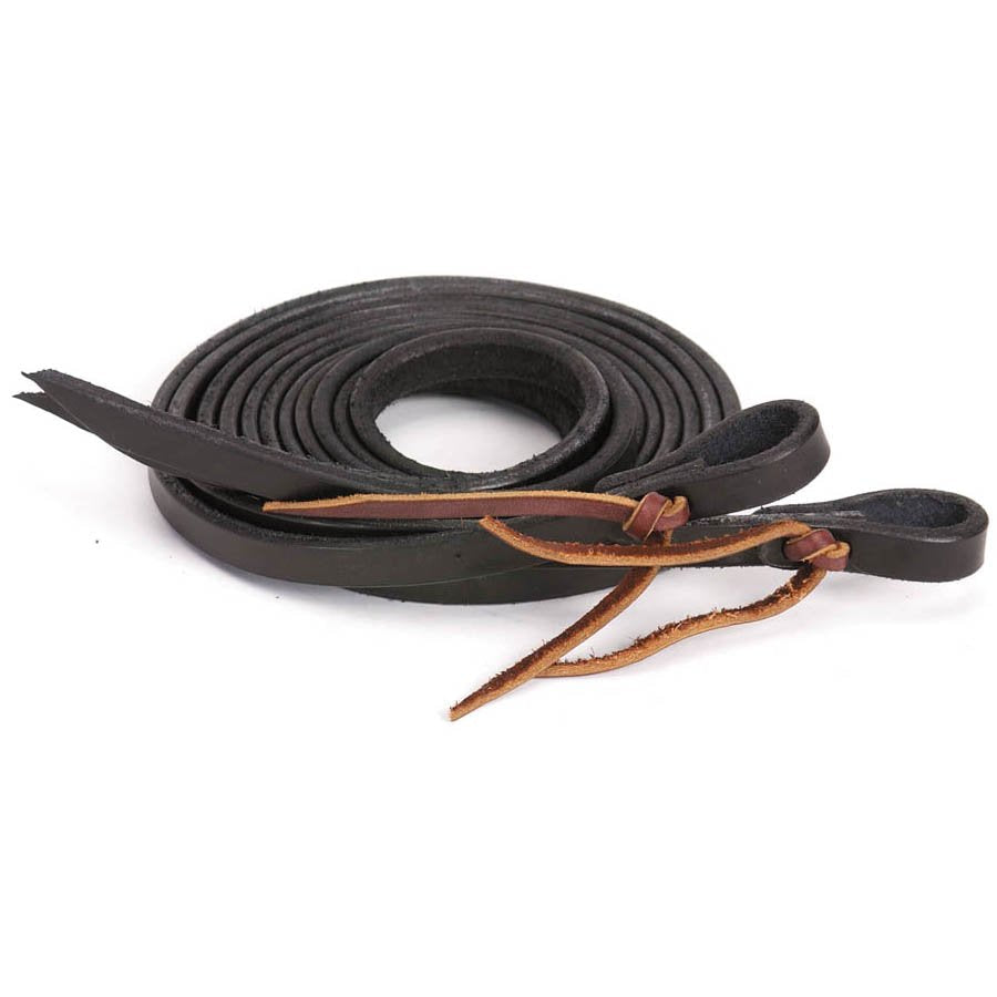 Black Leather Reins - 5/8"