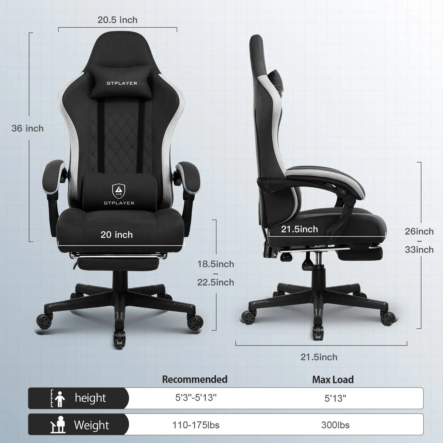 Footrest Series LR002 H