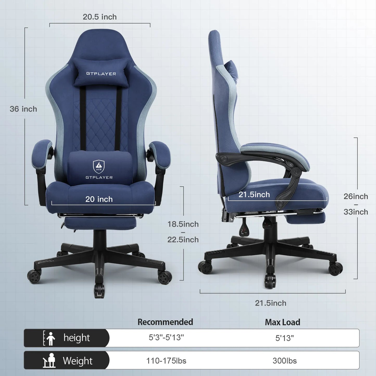 Footrest Series LR002 H