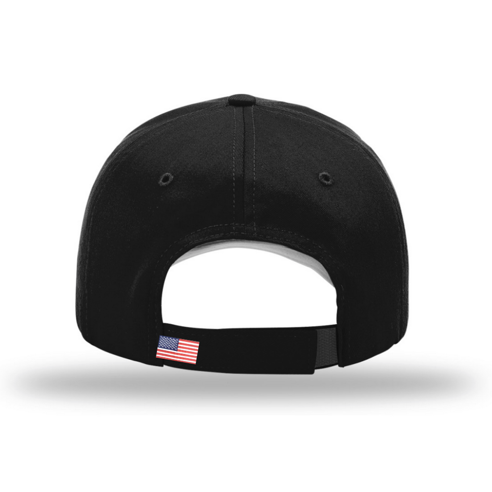 Blackout Eagle Globe & Anchor Structured USMC Hat