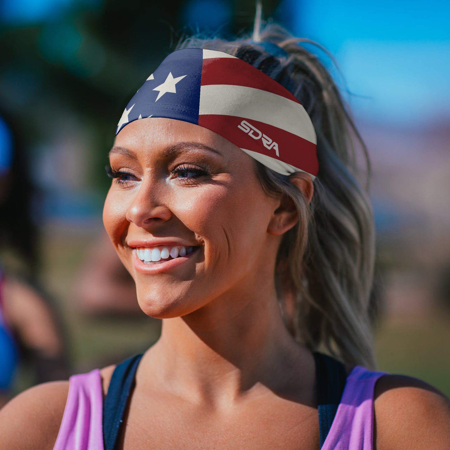 Country Flag Tapered Headbands