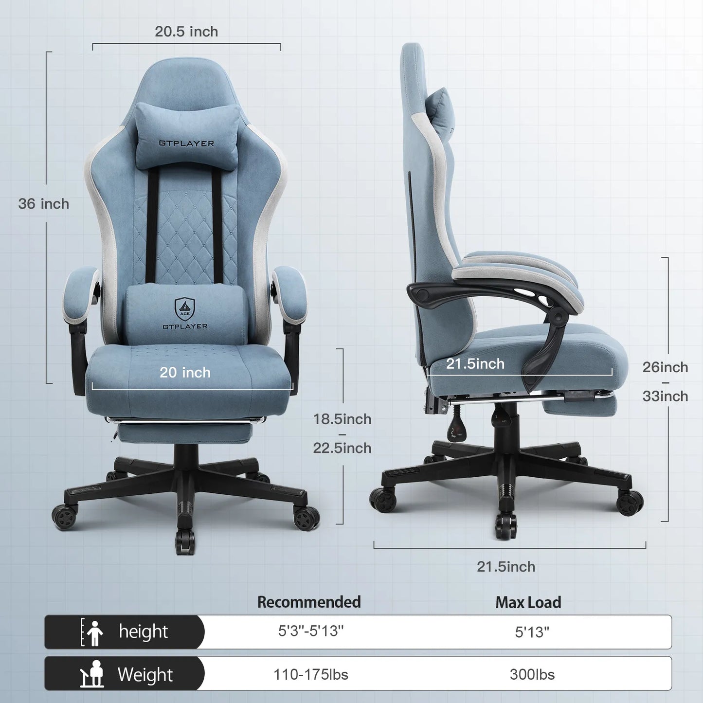 Footrest Series LR002 H