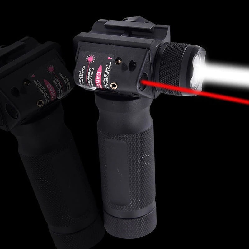 3-In-1 Tactical Foregrip with Flash Light & Green Laser