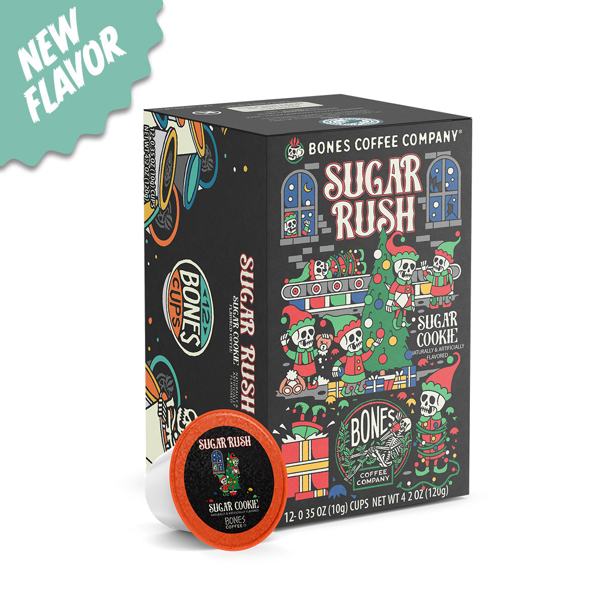 Sugar Rush Christmas Coffee Pods | 12 | Flavored Coffee