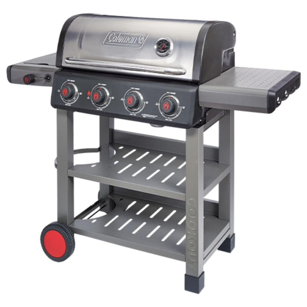 Coleman® Cookout™ 4-Burner Grill, Stainless Steel