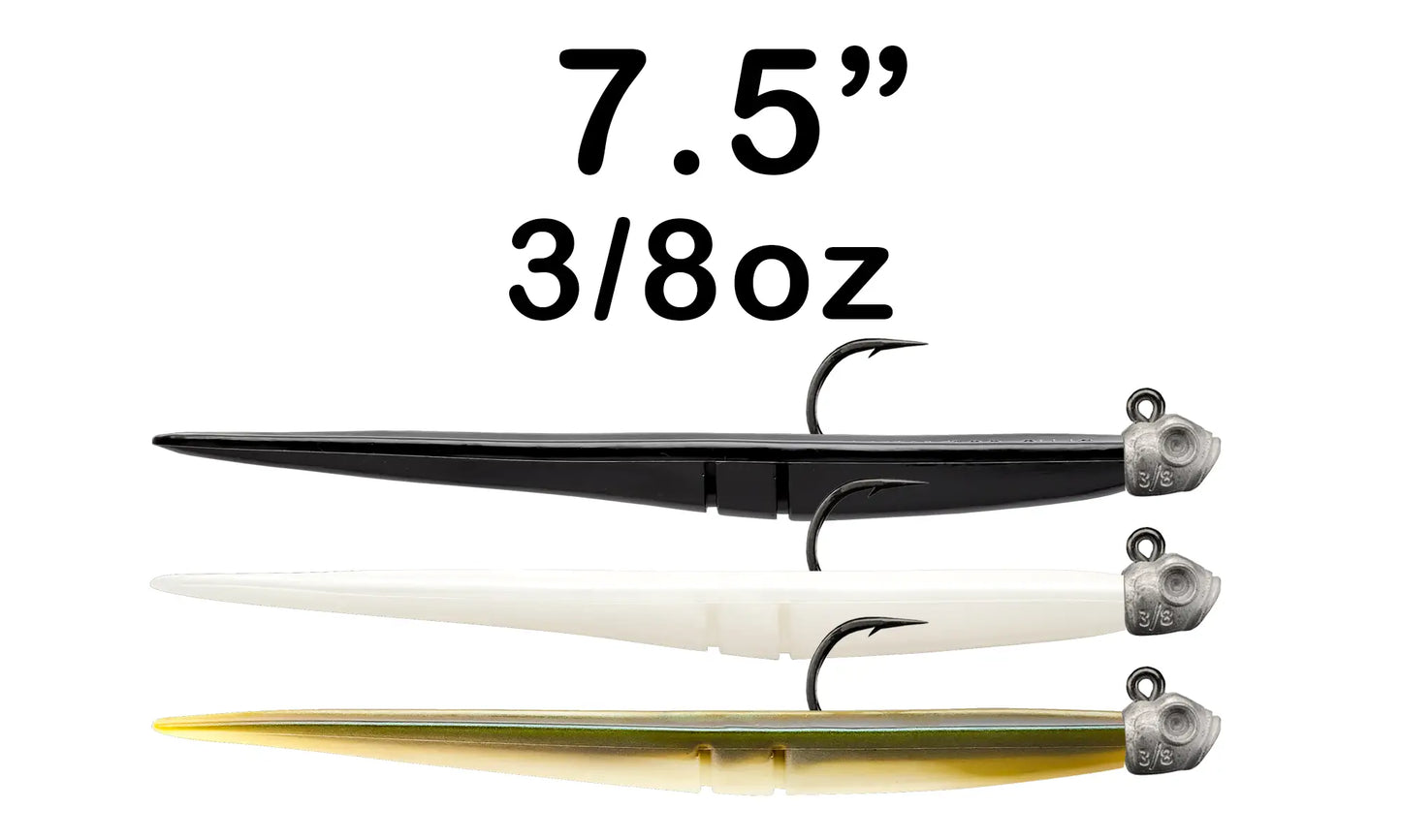 7.5" 3/8oz Pre-Rigged Slug-Go