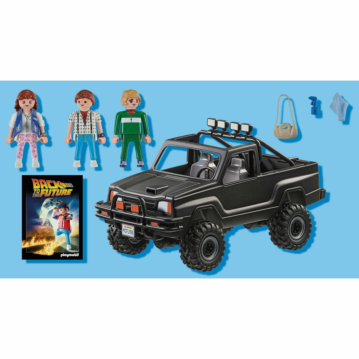 Playmobil Back to the Future 35-piece 1985 Marty's Pickup Truck playset