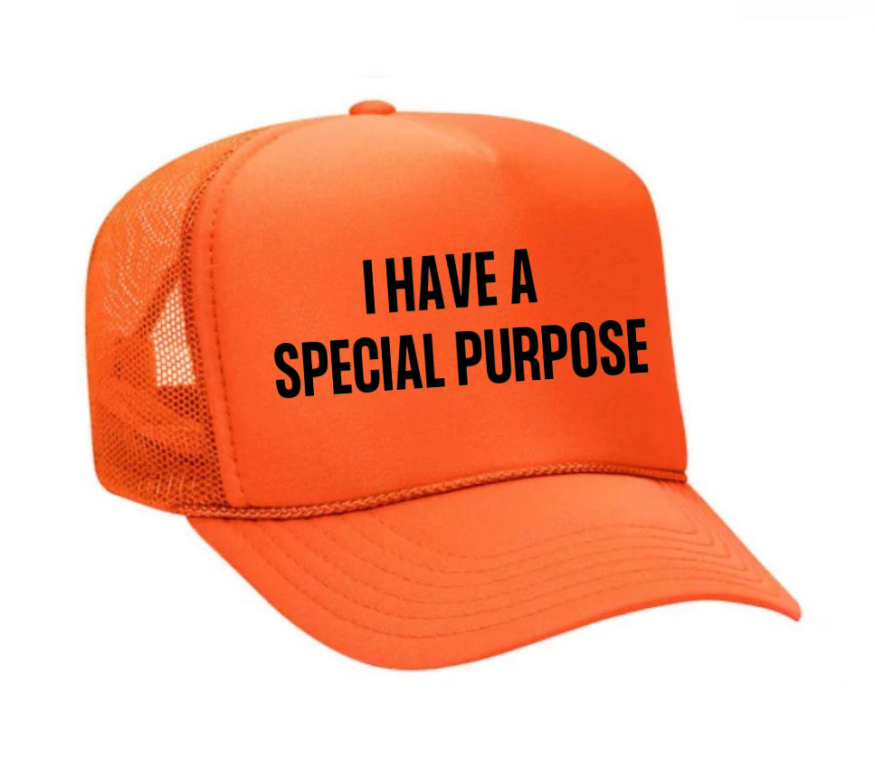 I Have A Special Purpose Trucker Hat