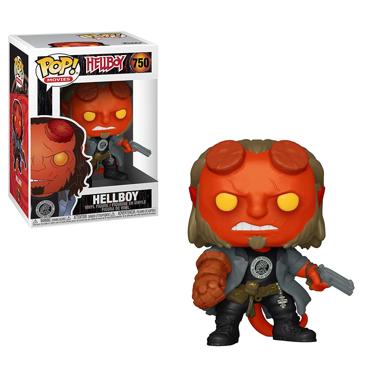 Funko Pop Movies: Hellboy - Hellboy with BPRD Tee Vinyl Figure