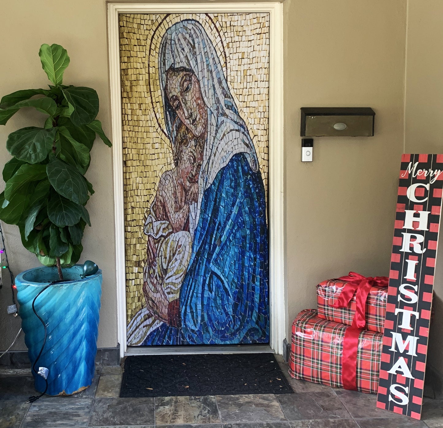 Mosaic of Virgin Mary