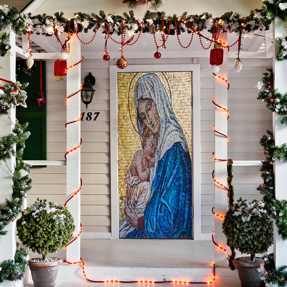 Mosaic of Virgin Mary