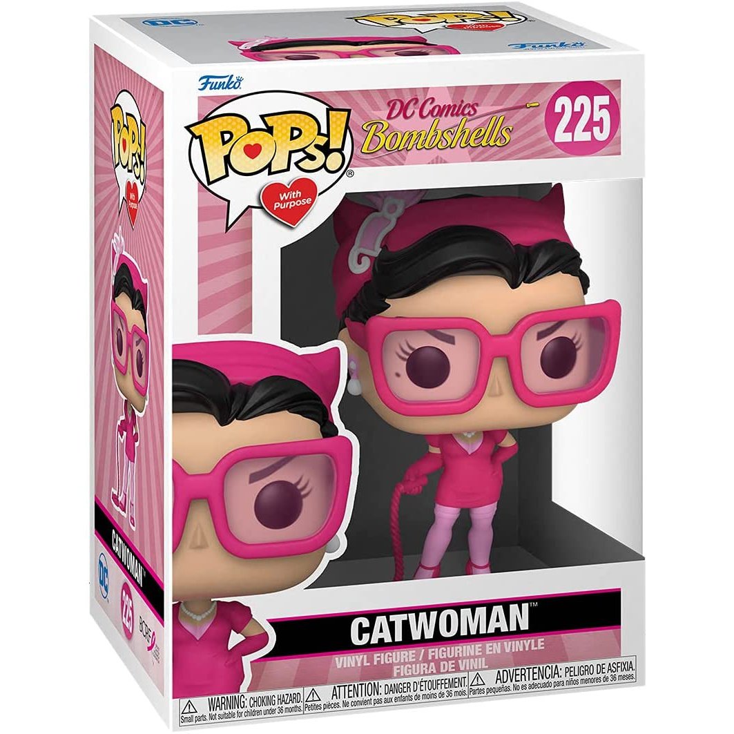 Funko Pop! Heroes: Breast Cancer Awareness - Bombshell Catwoman Vinyl Figure