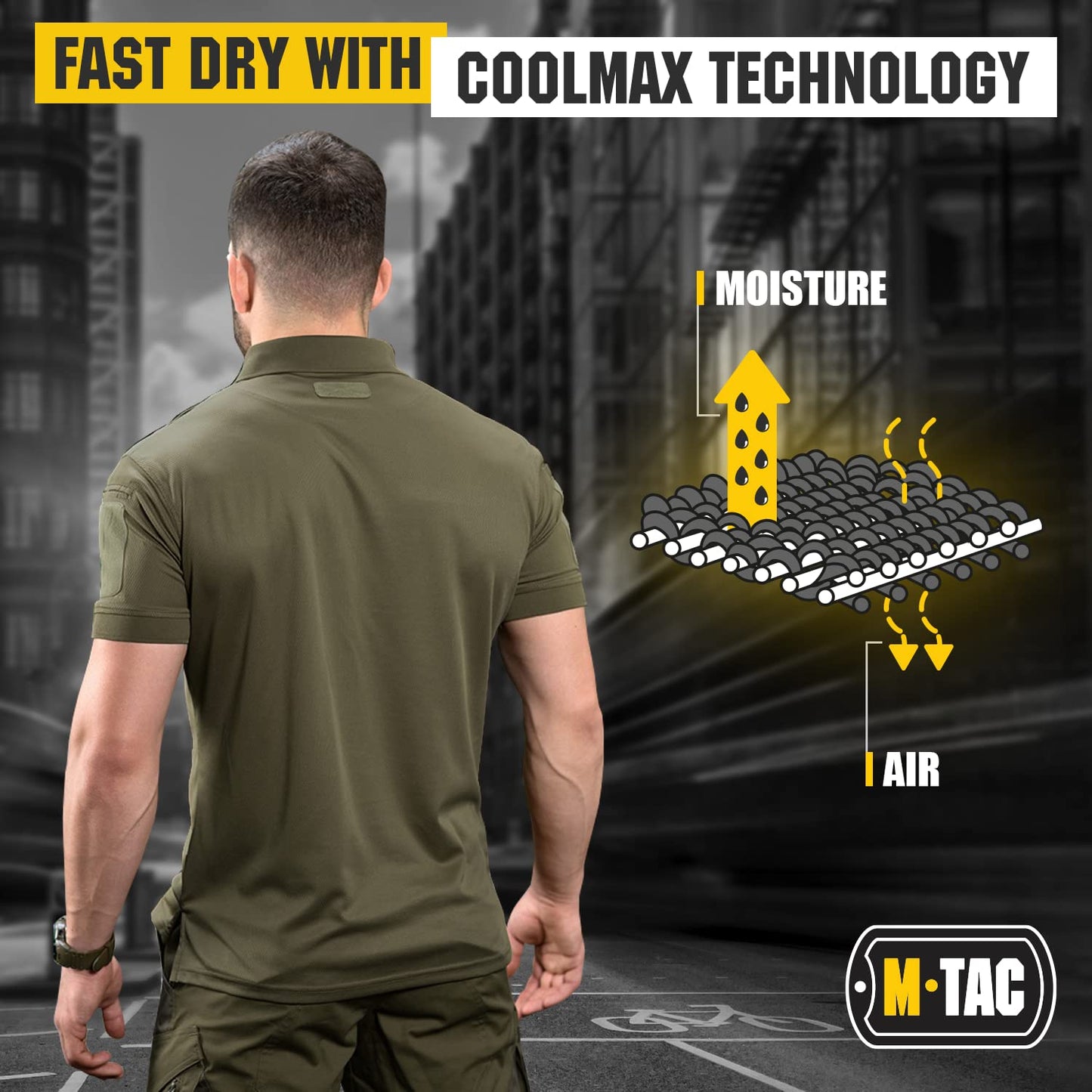 M-Tac Polo Elite Tactical Coolmax