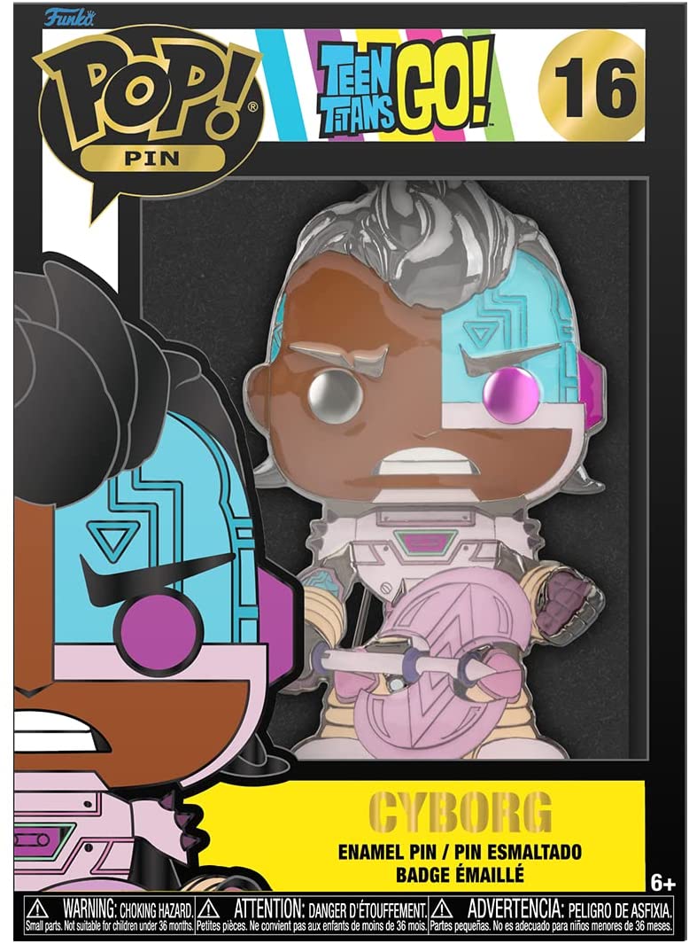 Funko Pop! Sized Pin DC: Teen Titans - Cyborg