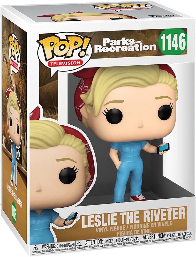 Funko Pop! Parks and Rec - Leslie The Riveter Vinyl Figure