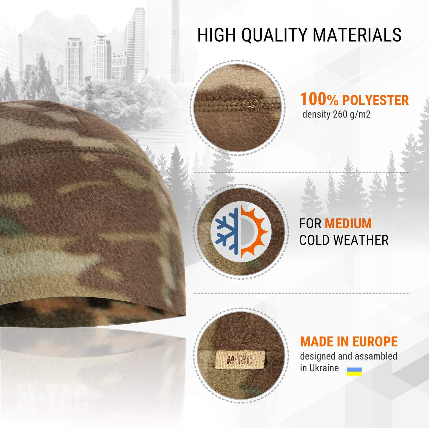 M-Tac Fleece Watch Cap (270 g/m2)