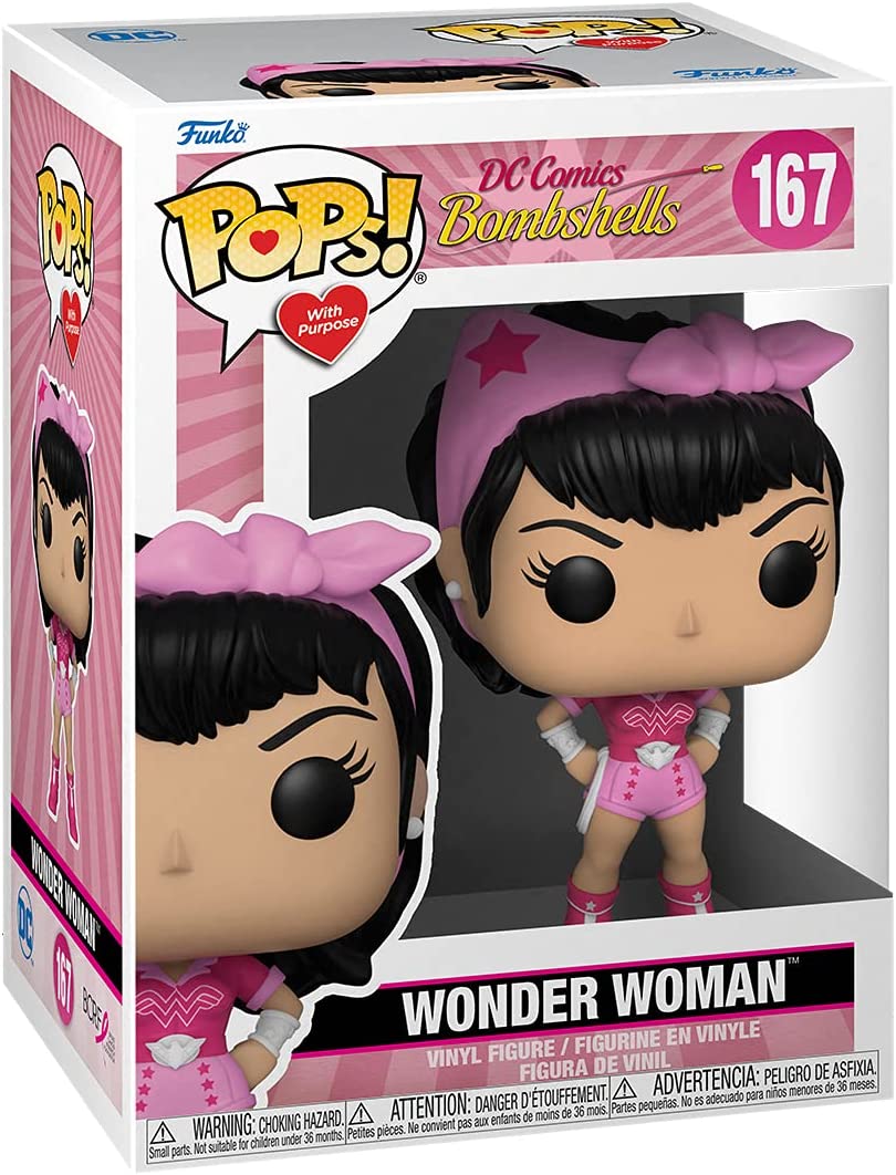 Funko Pop! Heroes: Breast Cancer Awareness - Bombshell Wonder Woman Vinyl Figure