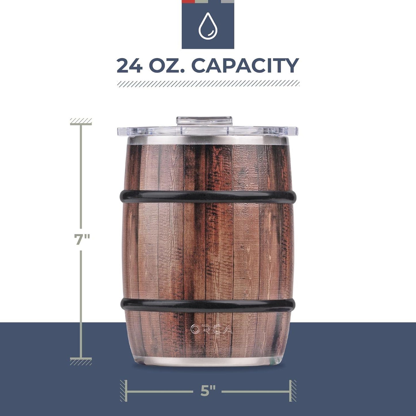 DOUBLE BARREL™ 24OZ TUMBLER