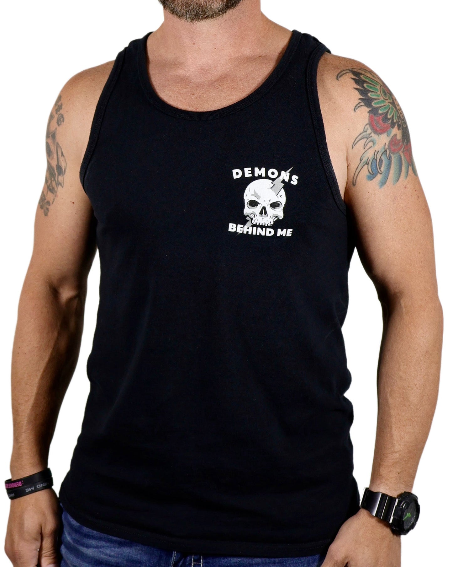 Men's "Unbreakable" Light-Weight Black Tank Top