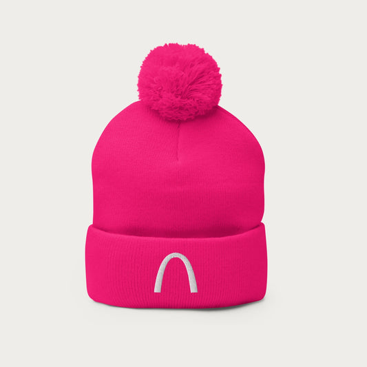 Arch Pom-Pom Beanie