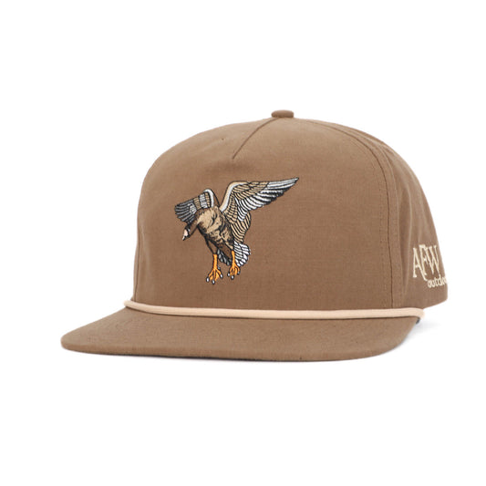 Brown w/ Tan Rope Specklebelly RipStop Hat