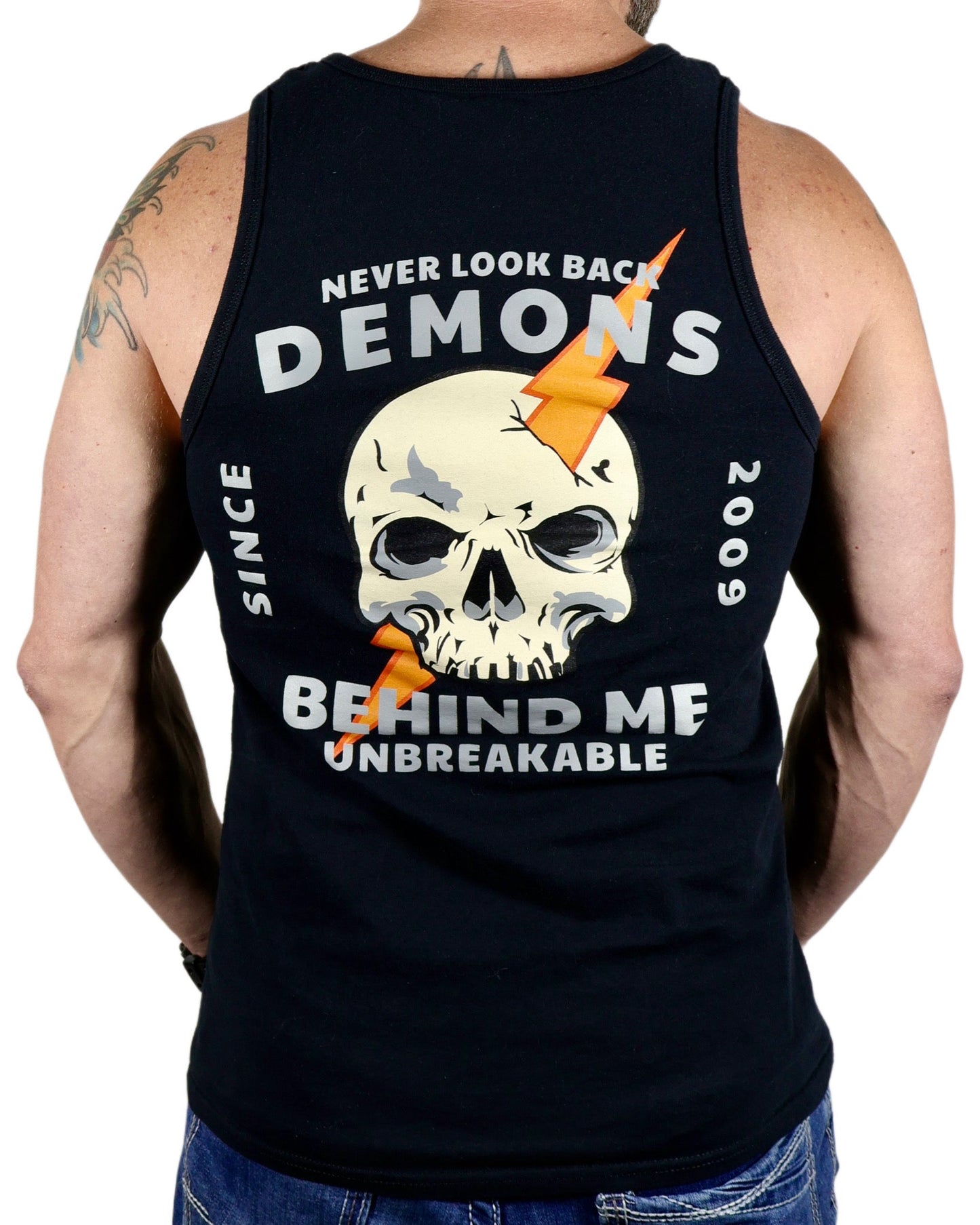 Men's "Unbreakable" Light-Weight Black Tank Top