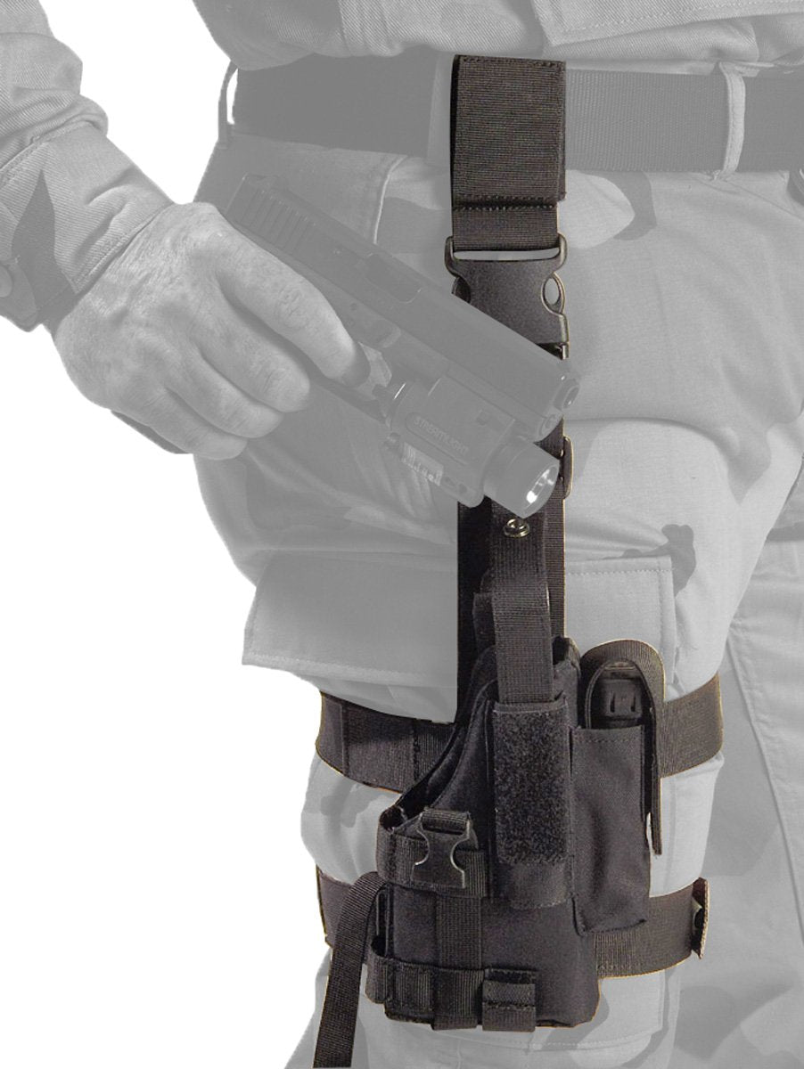 Tactical Drop Leg Holster with Light