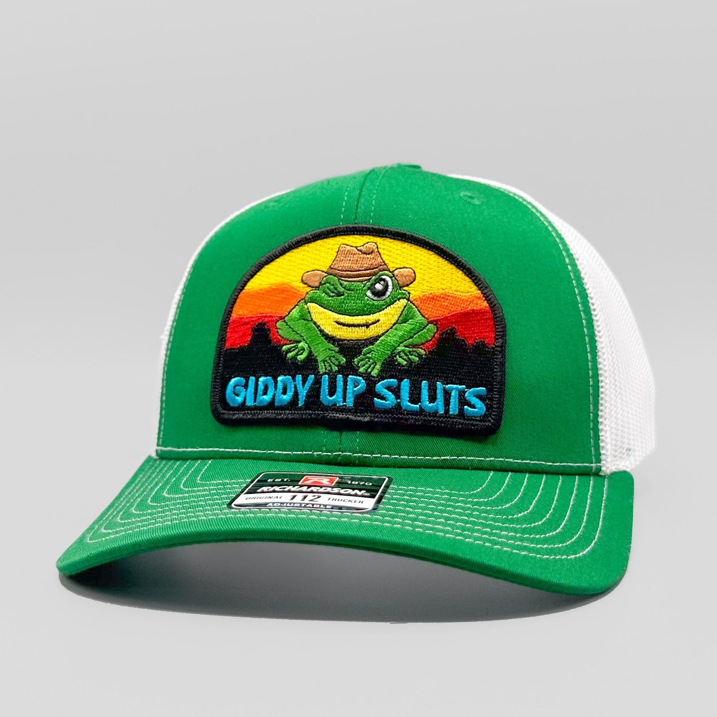 Giddy Up Sluts Funny Vintage Truckers Original Hat