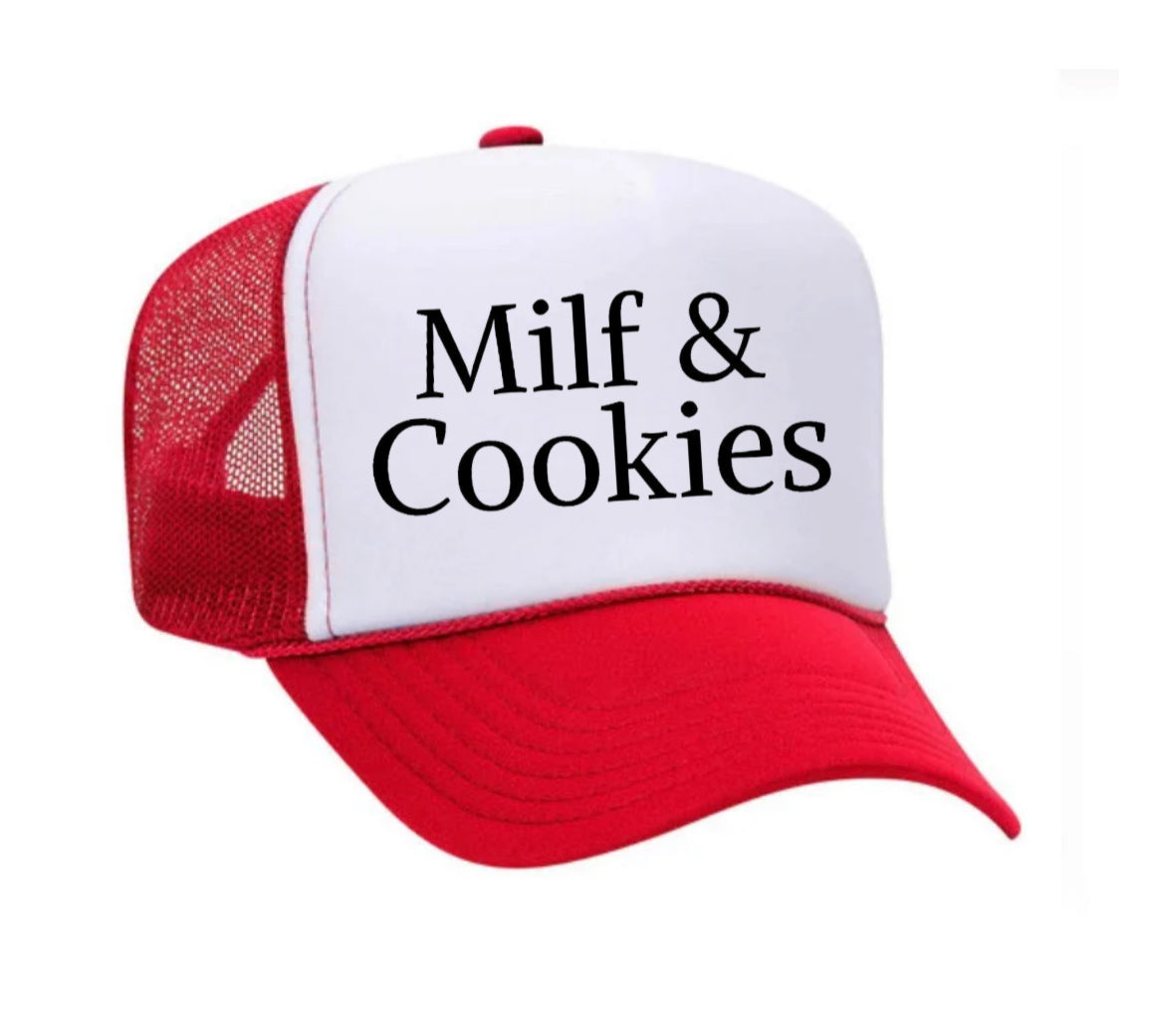 Milf & Cookies Trucker Hat