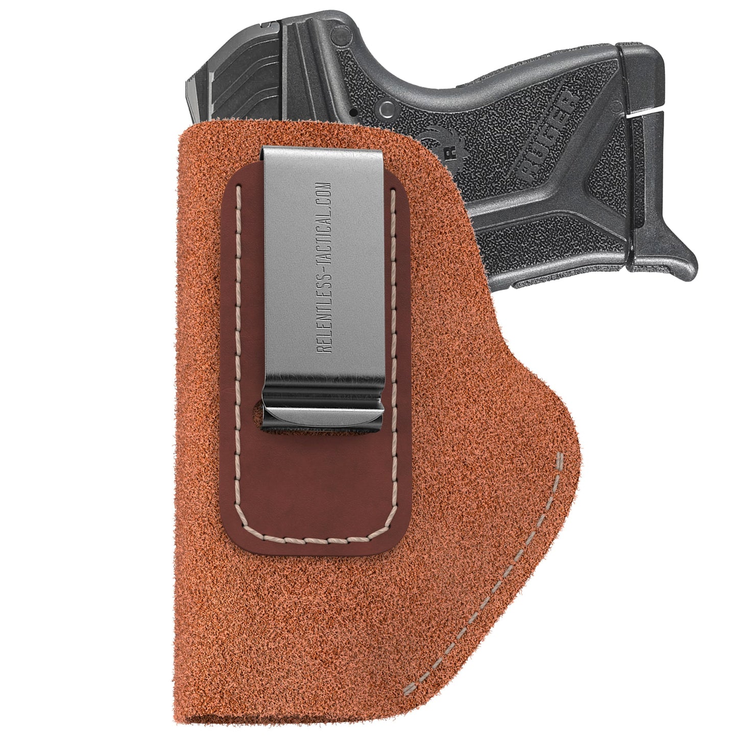 The Ultimate Suede Leather IWB Holster - Small Size | Fits Ruger LCP, LCP2, Sig P238, P290, S&W Bodyguard .380 and Most .380's  - Lifetime Warranty - Made in USA