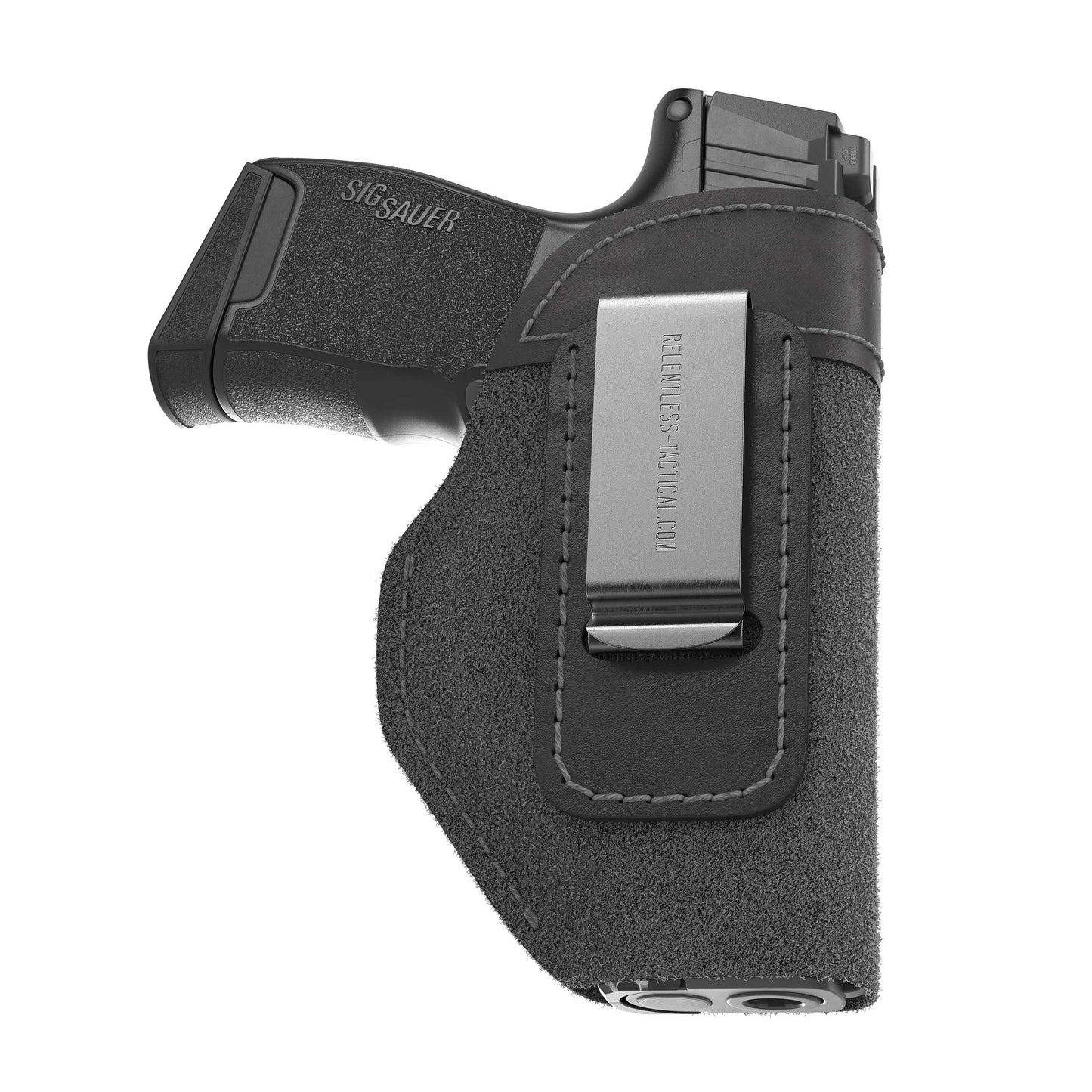 The Ultimate Suede IWB Holster - Medium Size | Fits Glock 42 | Sig P365 | Hellcat | Lifetime Warranty | Made in USA