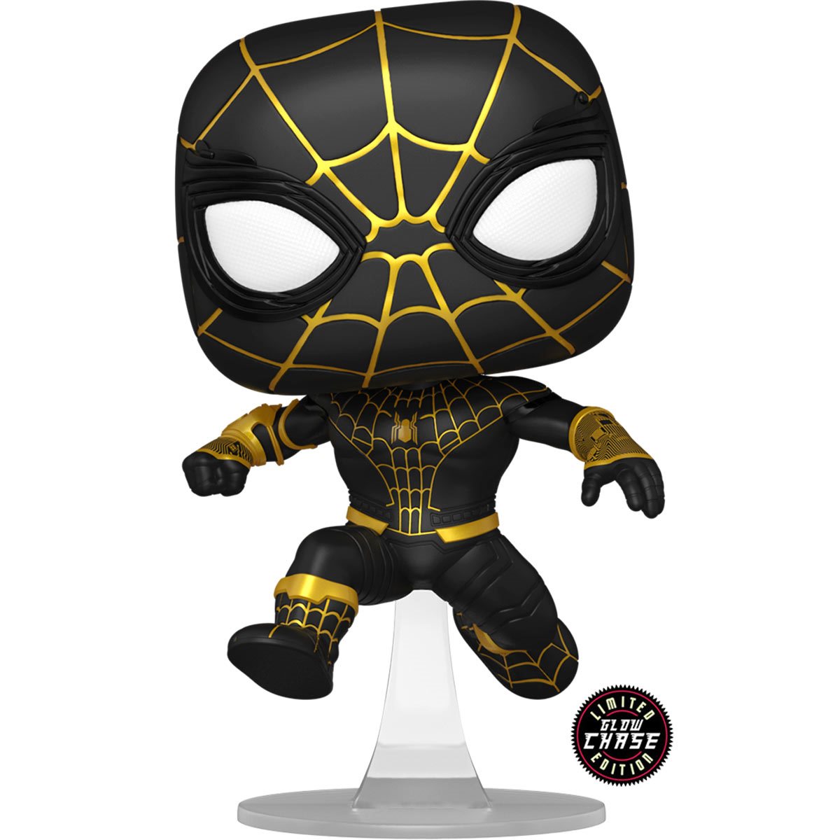 Funko Pop! Marvel: Spider-Man No Way Home - Unmasked Spider-Man Black Suit CHASE AAA Anime Exclusive