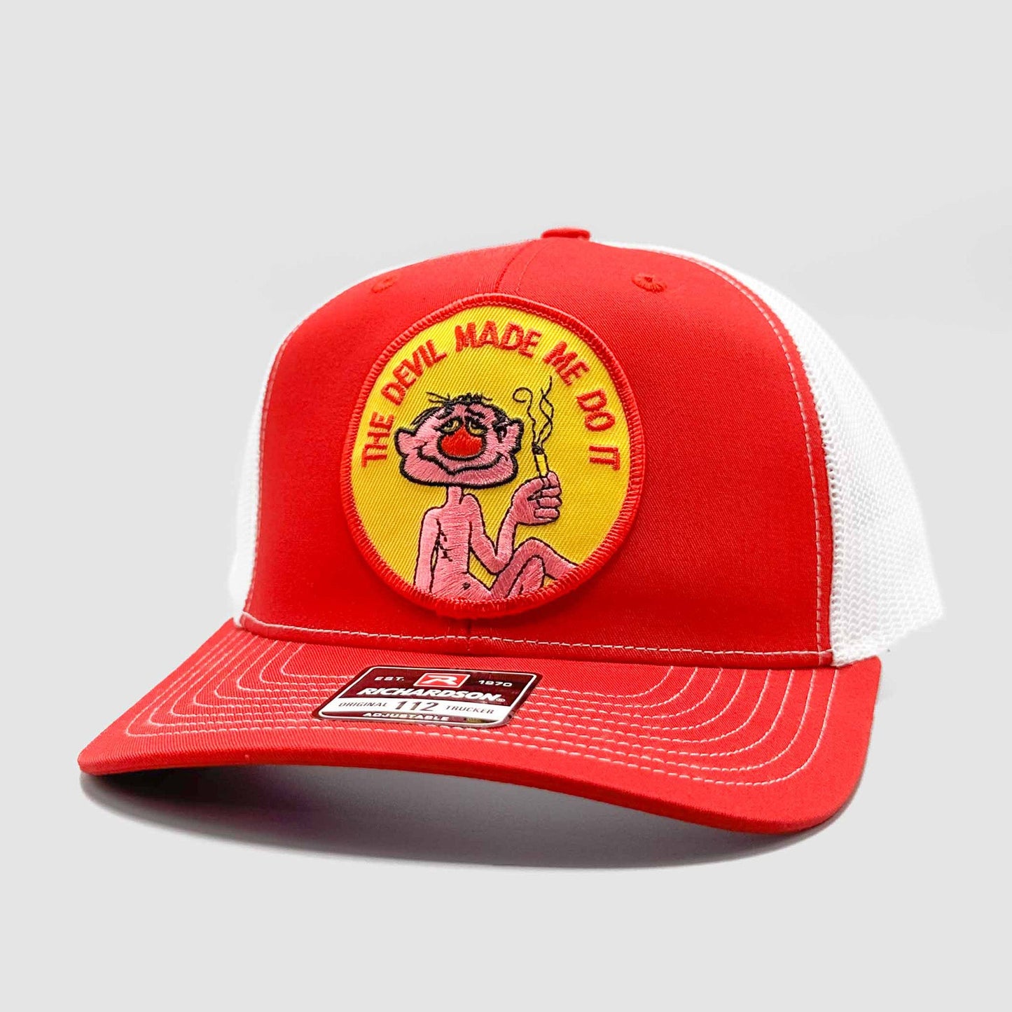 Devil Made Me Do It Trucker Hat