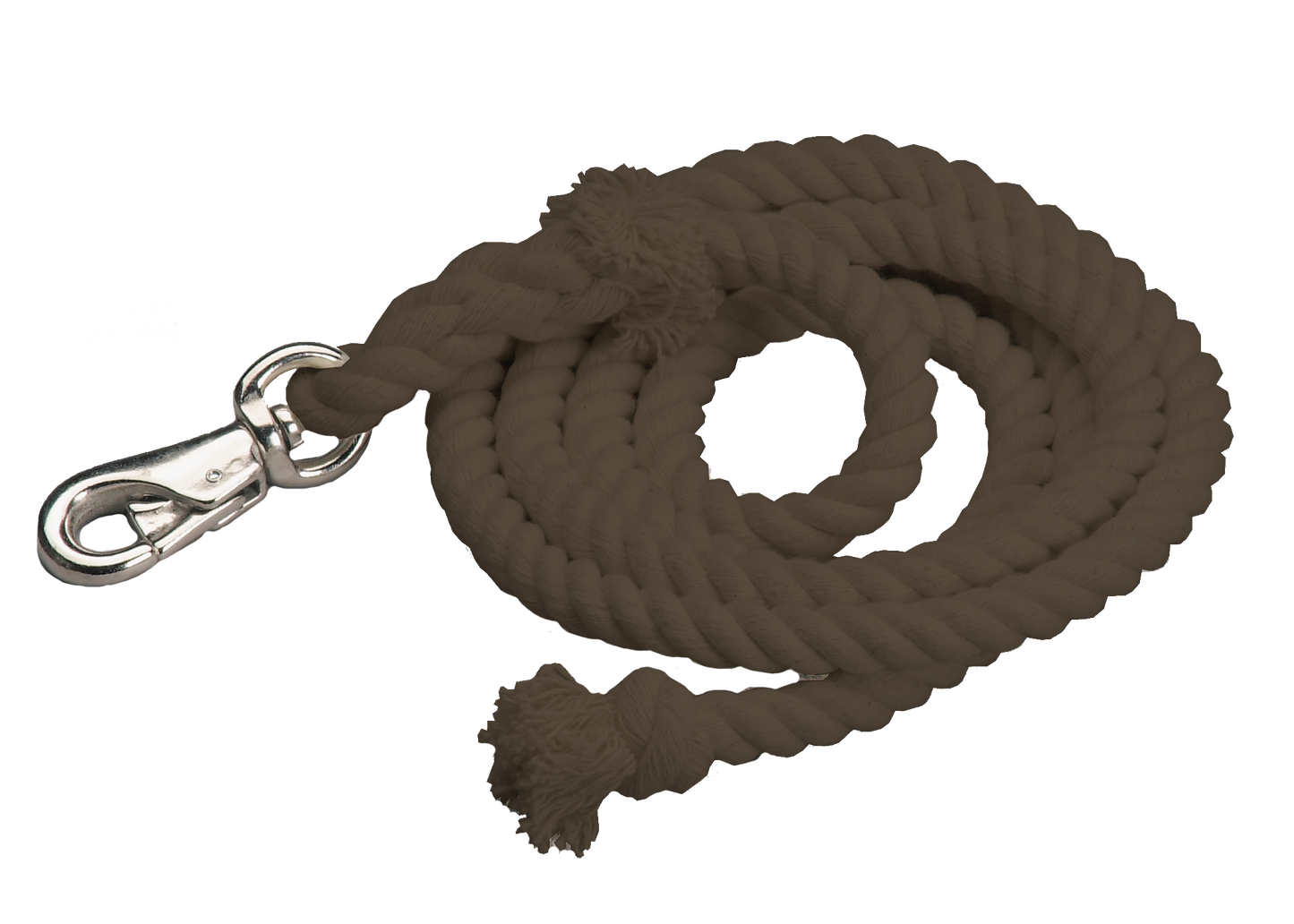 Cotton Lead Ropes - 10' with Bullsnap, Various Colors