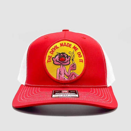 Devil Made Me Do It Trucker Hat