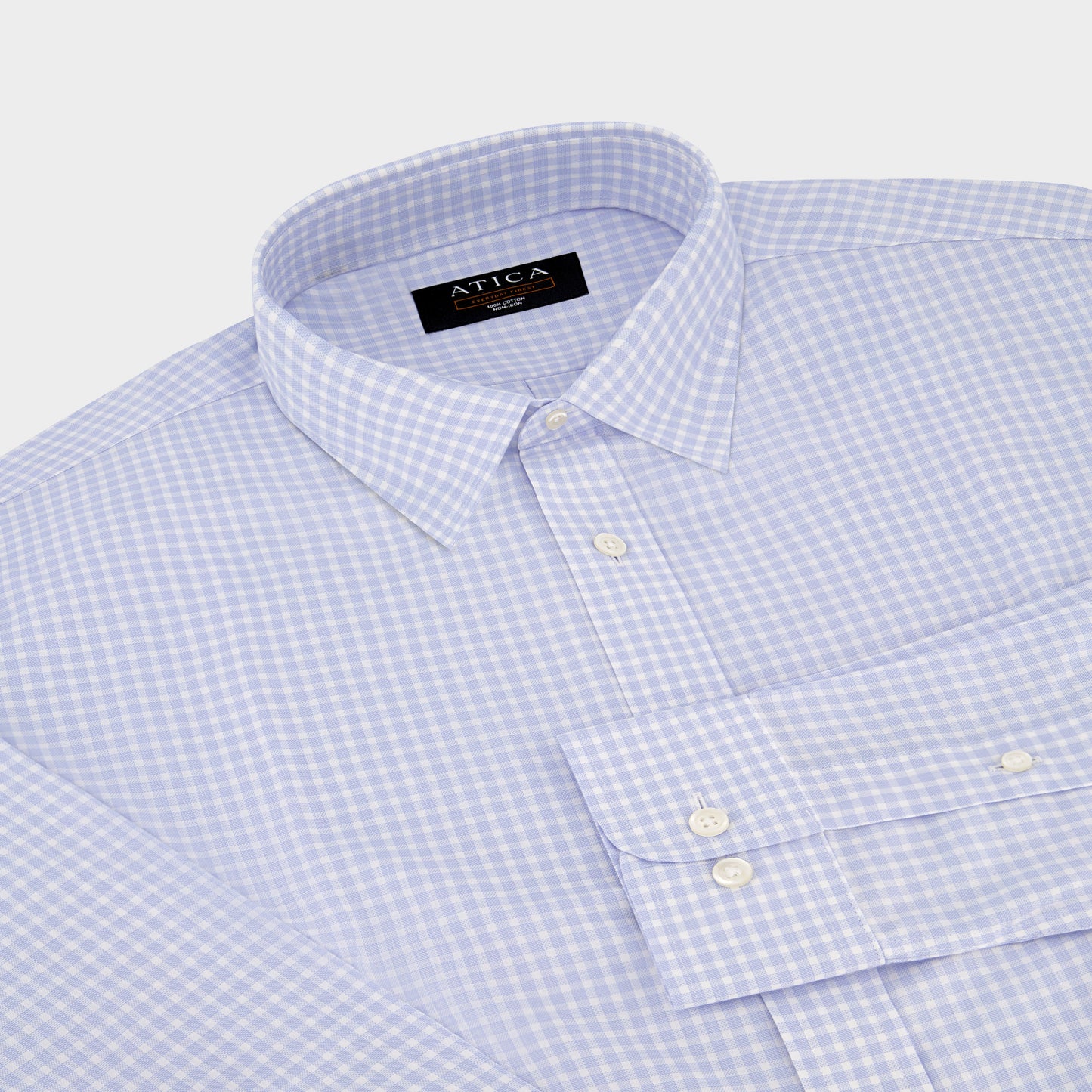 EVERYDAY Light Blue Gingham Shirt